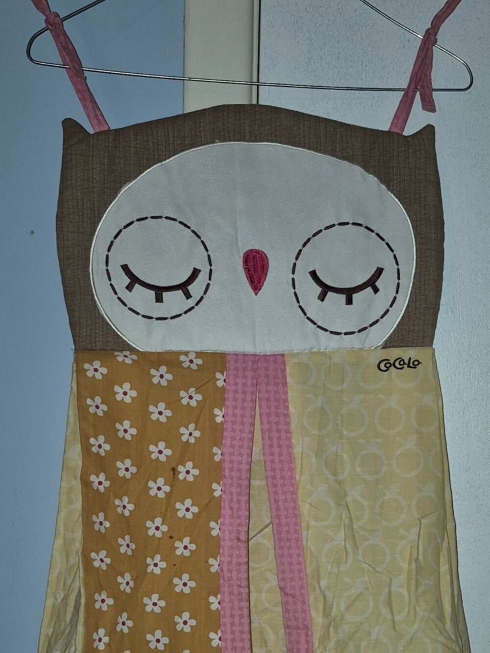 CoCaLo Baby Diaper Stacker Owl Multicolor Cute Nursery Accessory Excellent Cond